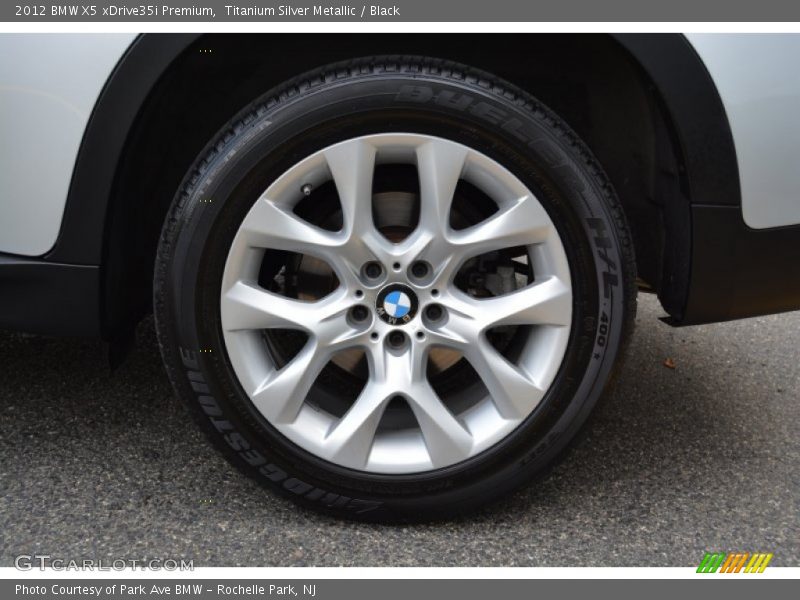 Titanium Silver Metallic / Black 2012 BMW X5 xDrive35i Premium