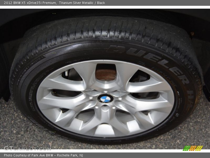 Titanium Silver Metallic / Black 2012 BMW X5 xDrive35i Premium