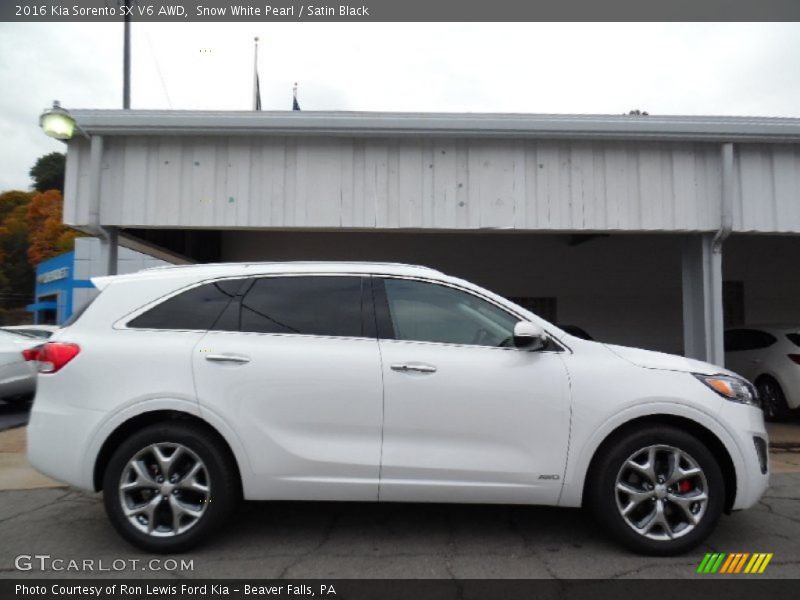  2016 Sorento SX V6 AWD Snow White Pearl