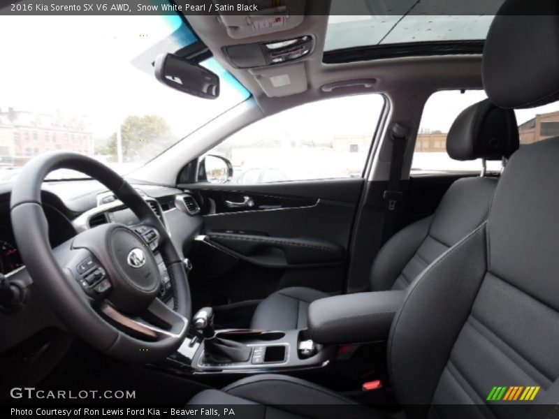 Front Seat of 2016 Sorento SX V6 AWD