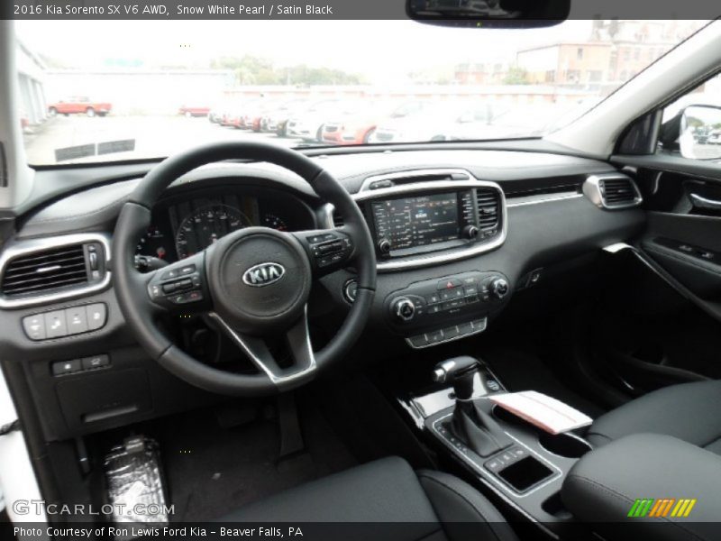 Satin Black Interior - 2016 Sorento SX V6 AWD 