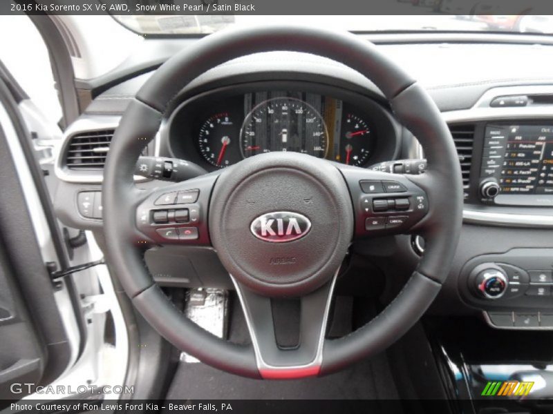  2016 Sorento SX V6 AWD Steering Wheel