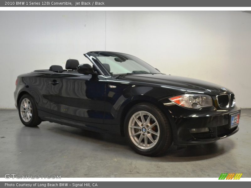Jet Black / Black 2010 BMW 1 Series 128i Convertible