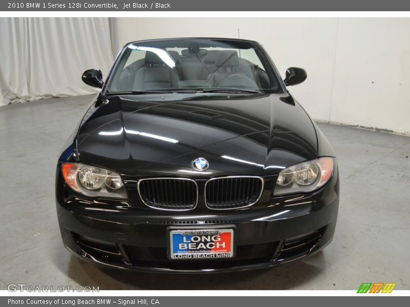 Jet Black / Black 2010 BMW 1 Series 128i Convertible