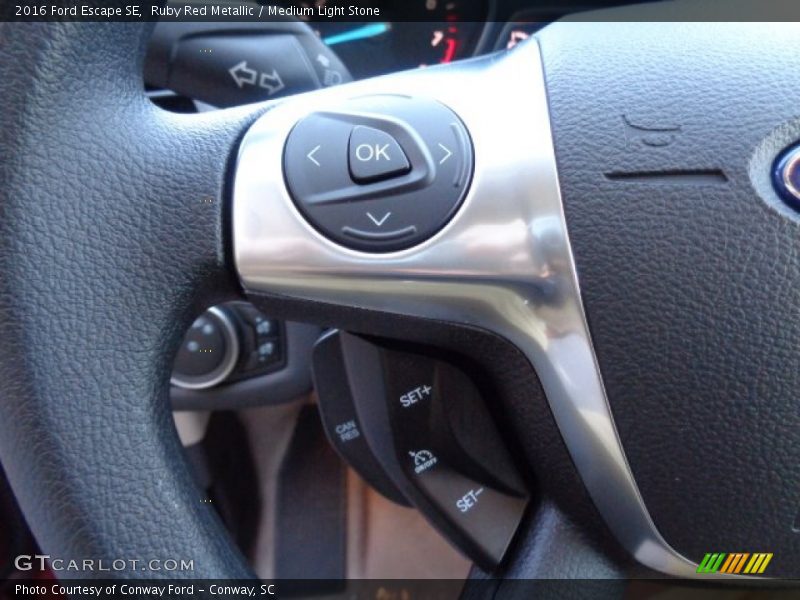 Ruby Red Metallic / Medium Light Stone 2016 Ford Escape SE