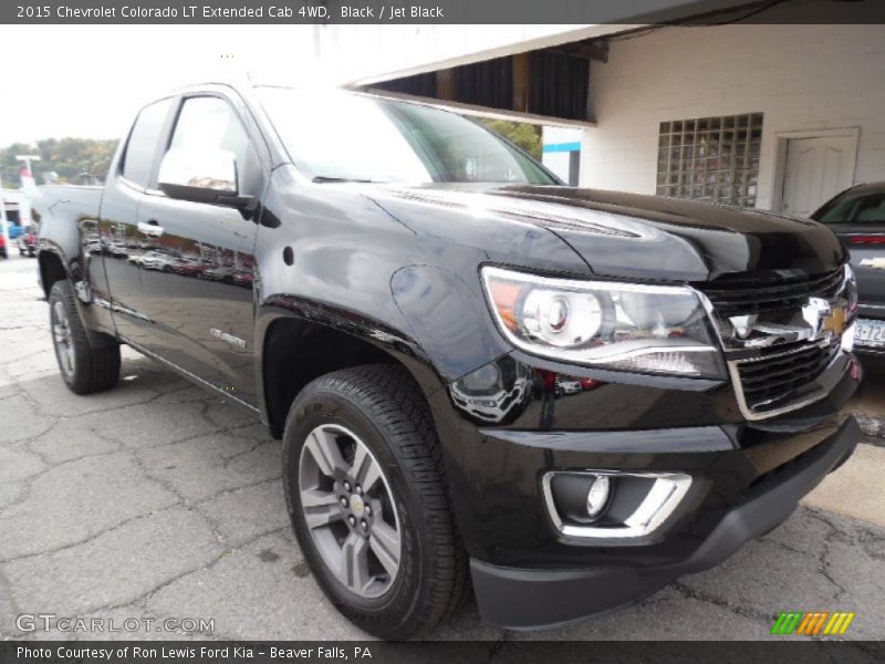 Black / Jet Black 2015 Chevrolet Colorado LT Extended Cab 4WD