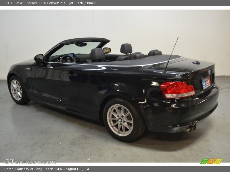 Jet Black / Black 2010 BMW 1 Series 128i Convertible