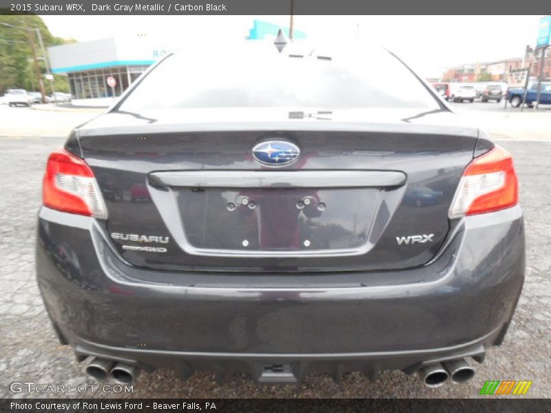 Dark Gray Metallic / Carbon Black 2015 Subaru WRX