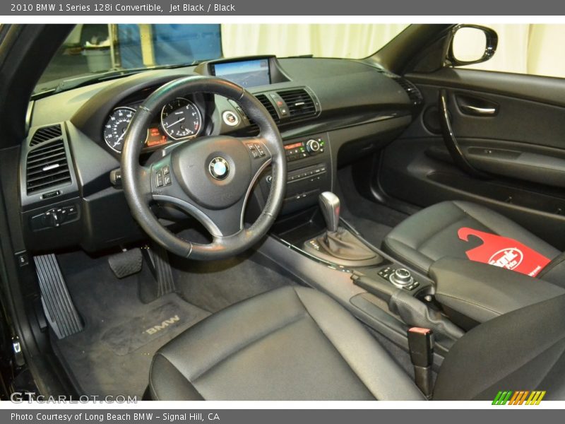 Jet Black / Black 2010 BMW 1 Series 128i Convertible