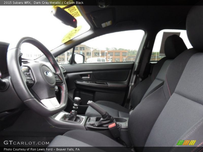 Dark Gray Metallic / Carbon Black 2015 Subaru WRX