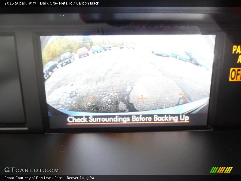 Dark Gray Metallic / Carbon Black 2015 Subaru WRX
