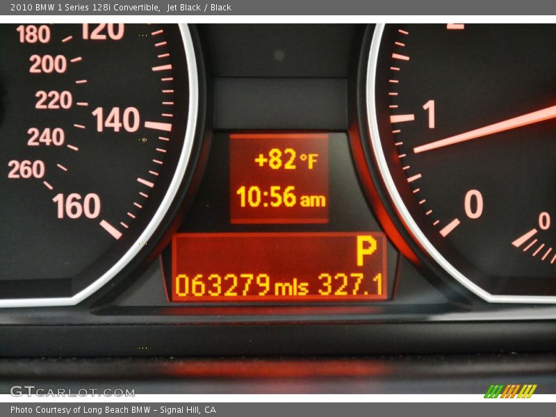 Jet Black / Black 2010 BMW 1 Series 128i Convertible