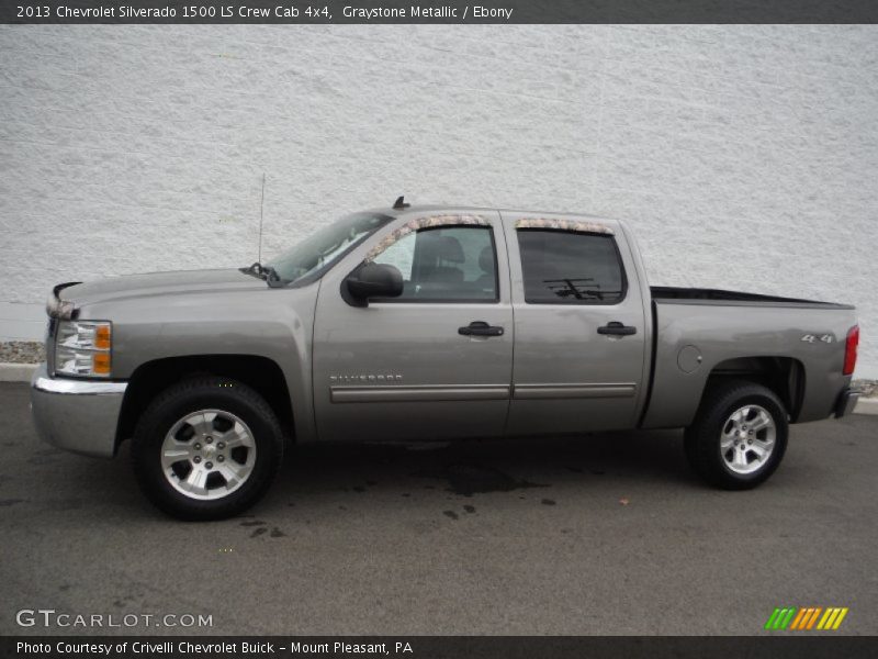 Graystone Metallic / Ebony 2013 Chevrolet Silverado 1500 LS Crew Cab 4x4