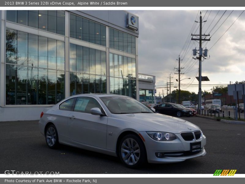 Alpine White / Saddle Brown 2013 BMW 3 Series 328i xDrive Coupe