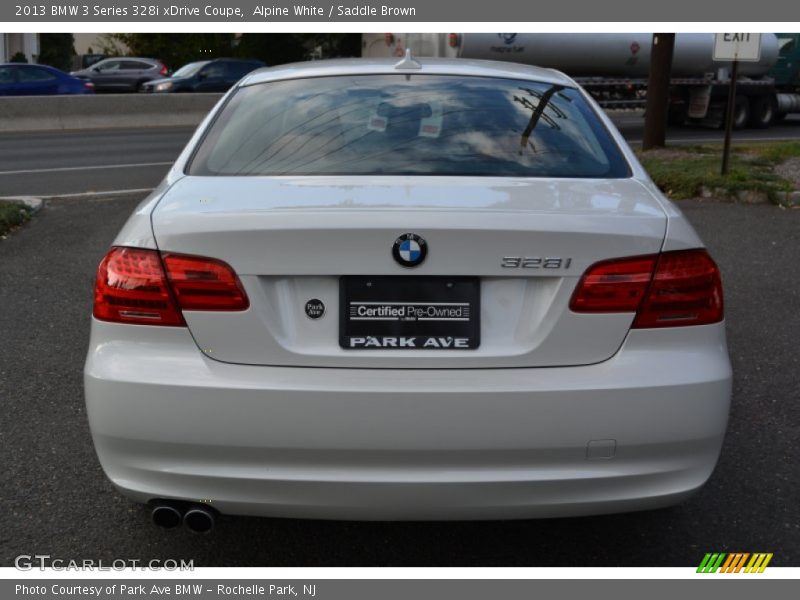 Alpine White / Saddle Brown 2013 BMW 3 Series 328i xDrive Coupe