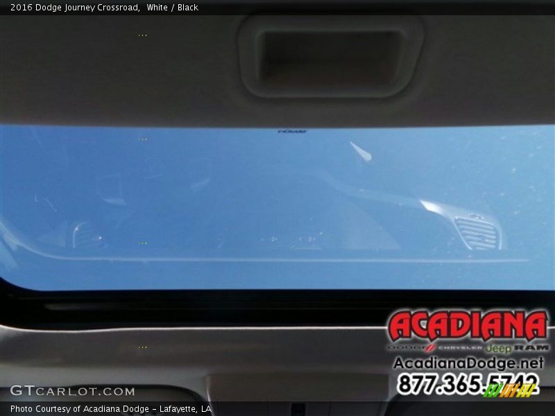 White / Black 2016 Dodge Journey Crossroad