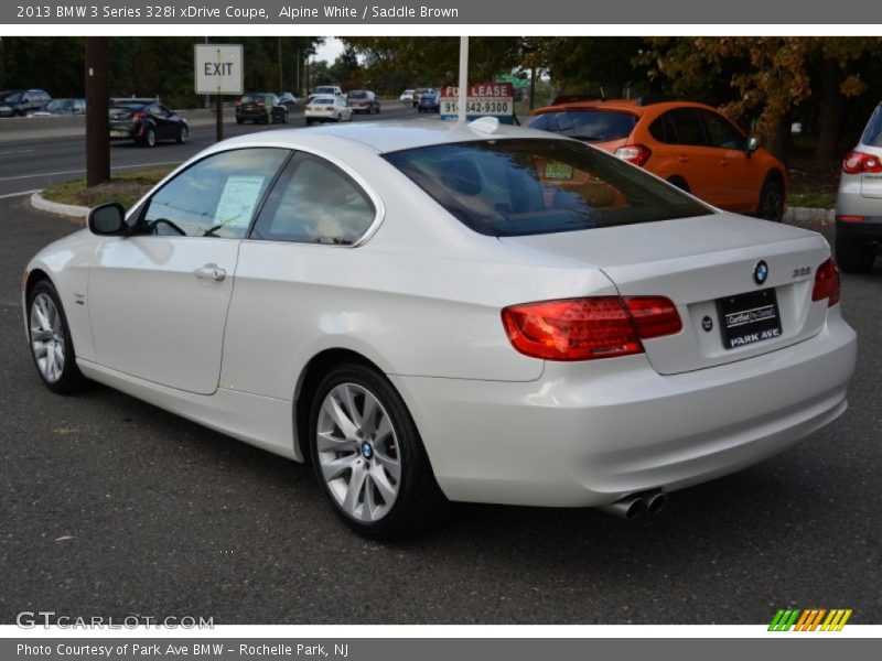 Alpine White / Saddle Brown 2013 BMW 3 Series 328i xDrive Coupe