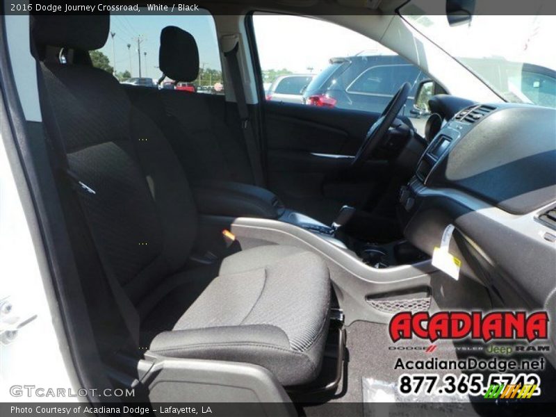 White / Black 2016 Dodge Journey Crossroad