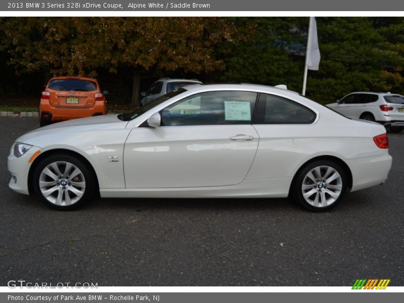 Alpine White / Saddle Brown 2013 BMW 3 Series 328i xDrive Coupe
