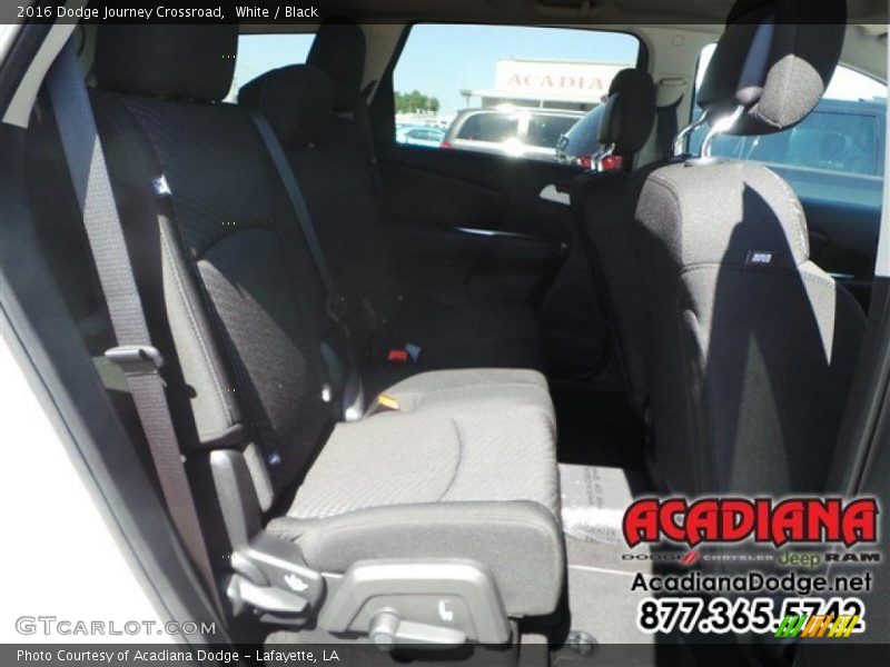 White / Black 2016 Dodge Journey Crossroad