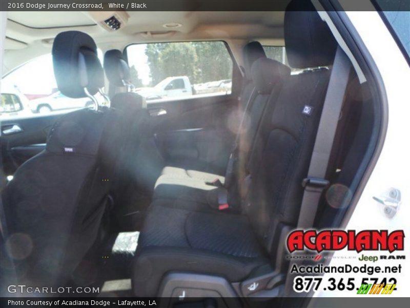 White / Black 2016 Dodge Journey Crossroad