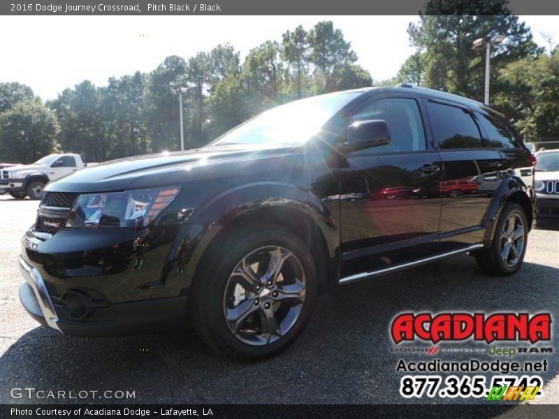 Pitch Black / Black 2016 Dodge Journey Crossroad