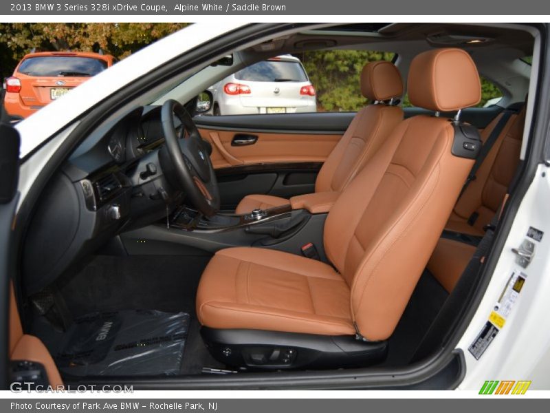 Front Seat of 2013 3 Series 328i xDrive Coupe
