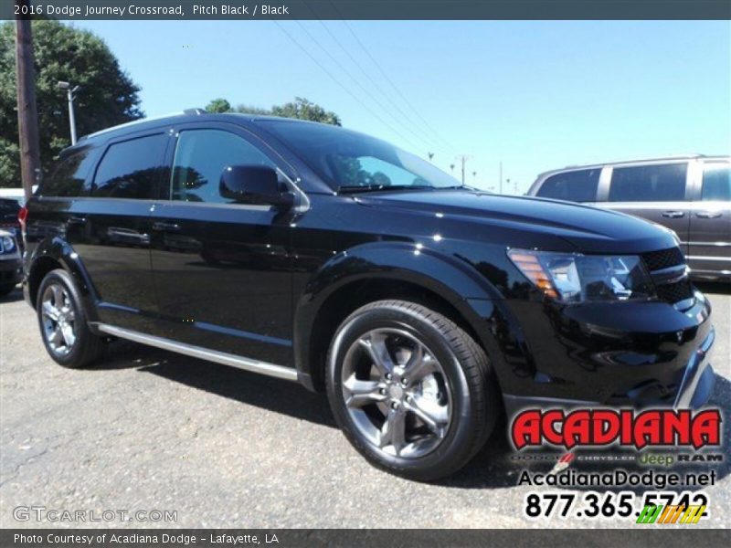 Pitch Black / Black 2016 Dodge Journey Crossroad