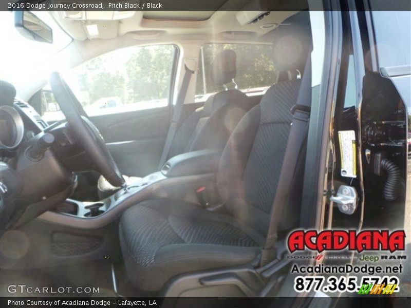 Pitch Black / Black 2016 Dodge Journey Crossroad