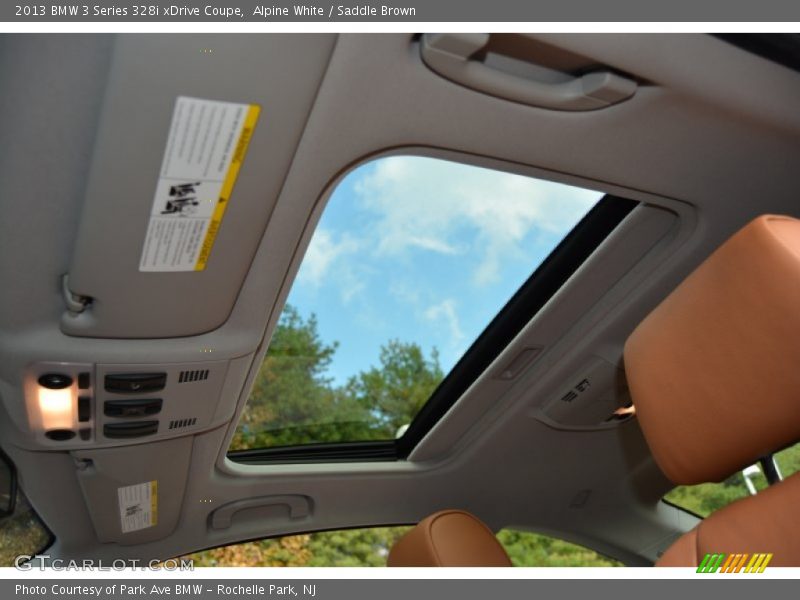 Alpine White / Saddle Brown 2013 BMW 3 Series 328i xDrive Coupe