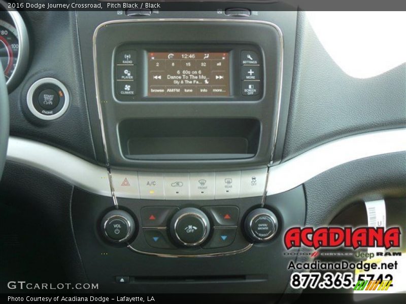Pitch Black / Black 2016 Dodge Journey Crossroad