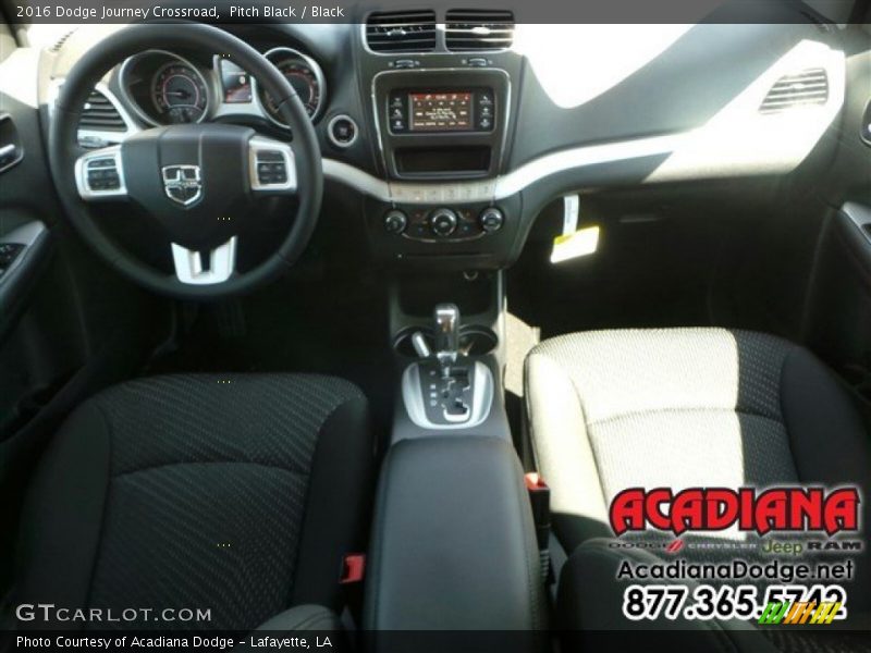 Pitch Black / Black 2016 Dodge Journey Crossroad