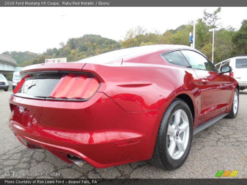 Ruby Red Metallic / Ebony 2016 Ford Mustang V6 Coupe