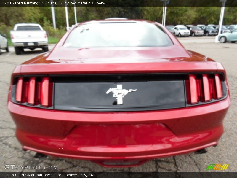 Ruby Red Metallic / Ebony 2016 Ford Mustang V6 Coupe