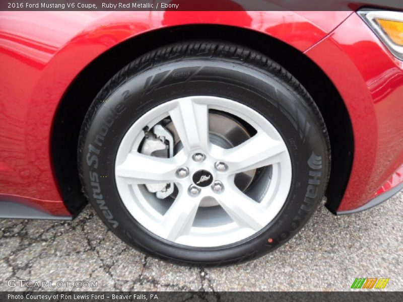 Ruby Red Metallic / Ebony 2016 Ford Mustang V6 Coupe