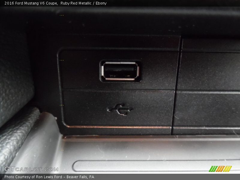 Ruby Red Metallic / Ebony 2016 Ford Mustang V6 Coupe