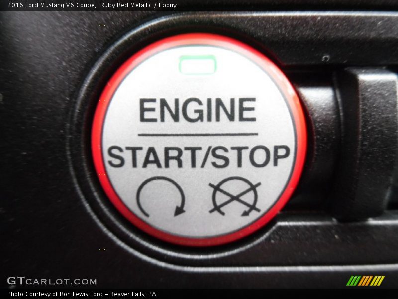 Ruby Red Metallic / Ebony 2016 Ford Mustang V6 Coupe
