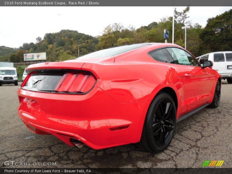 Race Red / Ebony 2016 Ford Mustang EcoBoost Coupe