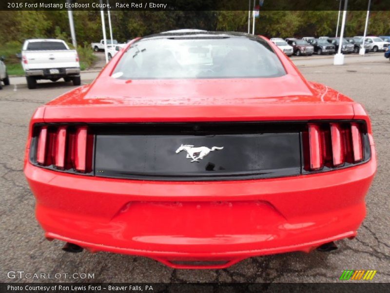 Race Red / Ebony 2016 Ford Mustang EcoBoost Coupe