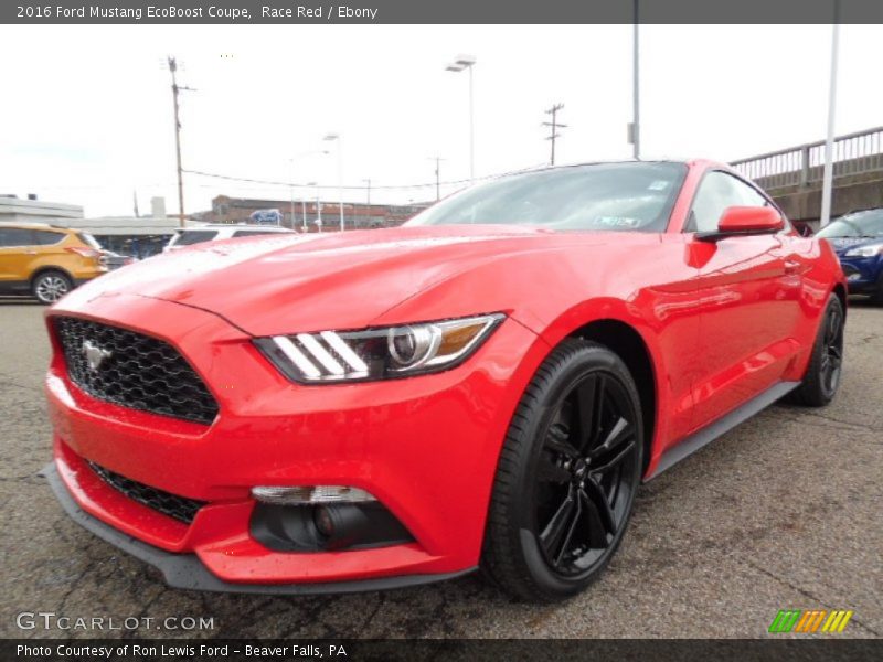 Race Red / Ebony 2016 Ford Mustang EcoBoost Coupe