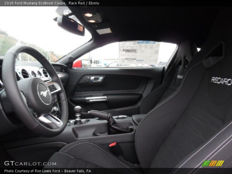 Race Red / Ebony 2016 Ford Mustang EcoBoost Coupe