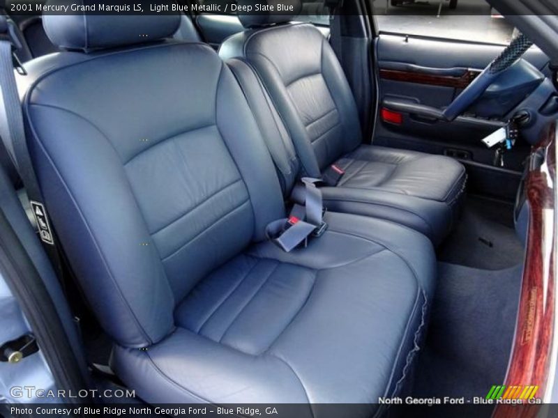 Light Blue Metallic / Deep Slate Blue 2001 Mercury Grand Marquis LS