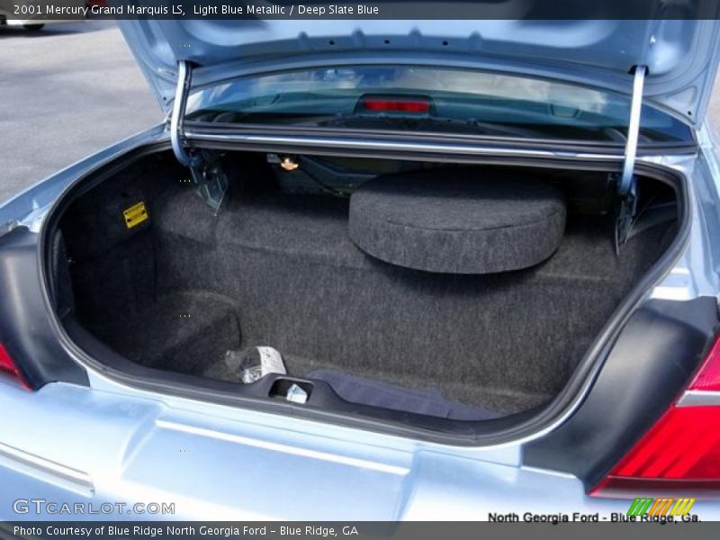 Light Blue Metallic / Deep Slate Blue 2001 Mercury Grand Marquis LS