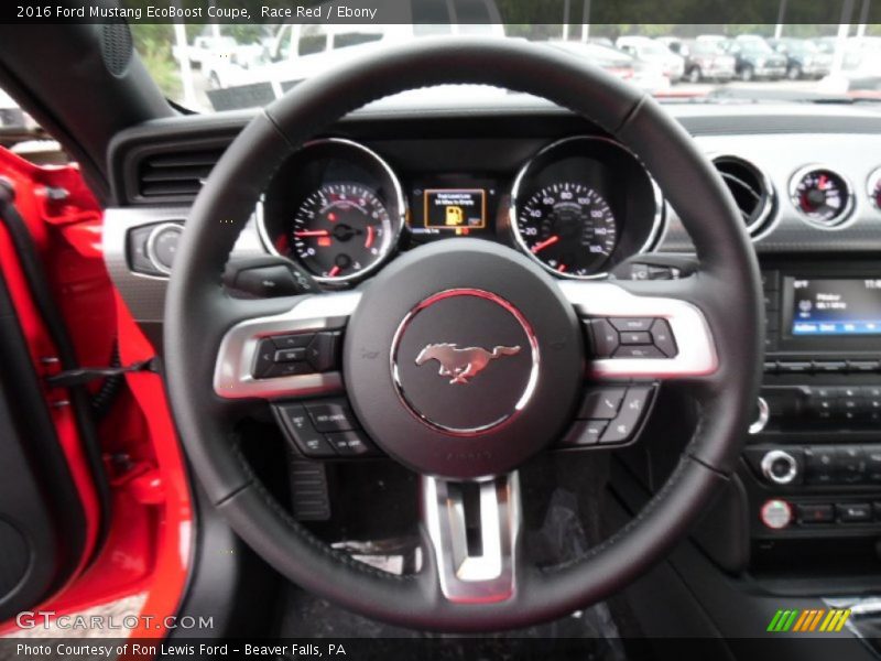 Race Red / Ebony 2016 Ford Mustang EcoBoost Coupe
