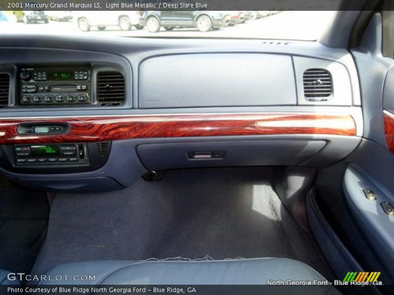 Light Blue Metallic / Deep Slate Blue 2001 Mercury Grand Marquis LS
