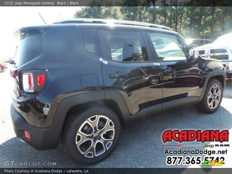 Black / Black 2015 Jeep Renegade Limited