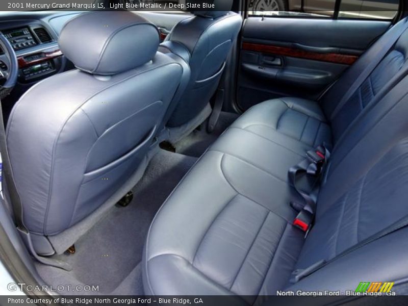 Light Blue Metallic / Deep Slate Blue 2001 Mercury Grand Marquis LS
