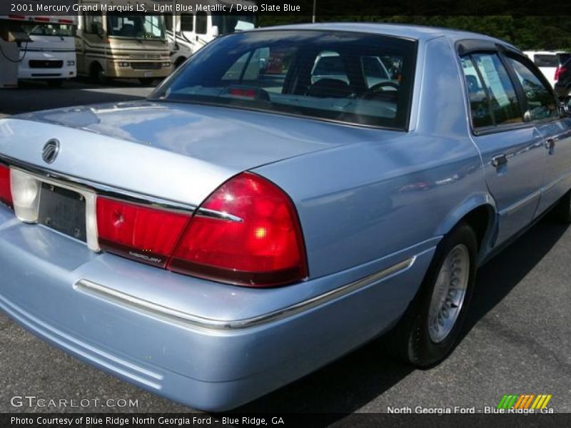 Light Blue Metallic / Deep Slate Blue 2001 Mercury Grand Marquis LS