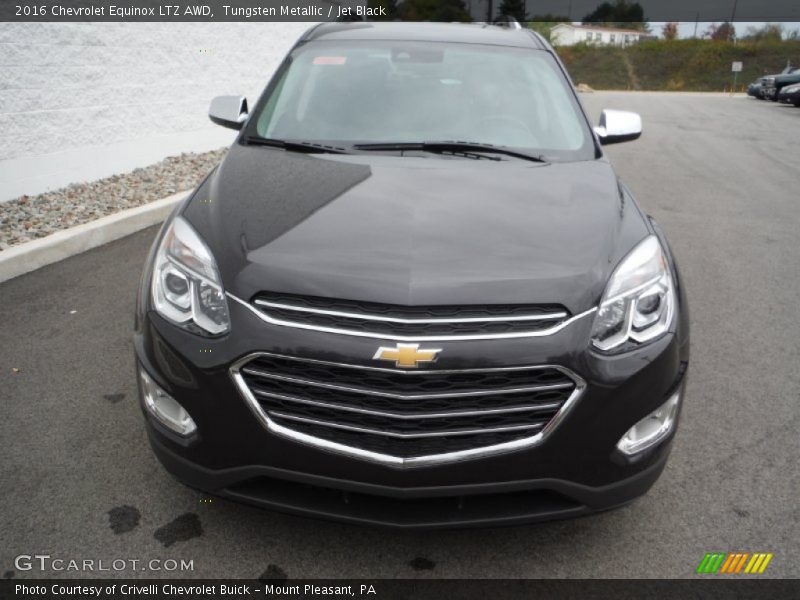 Tungsten Metallic / Jet Black 2016 Chevrolet Equinox LTZ AWD