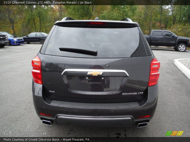 Tungsten Metallic / Jet Black 2016 Chevrolet Equinox LTZ AWD